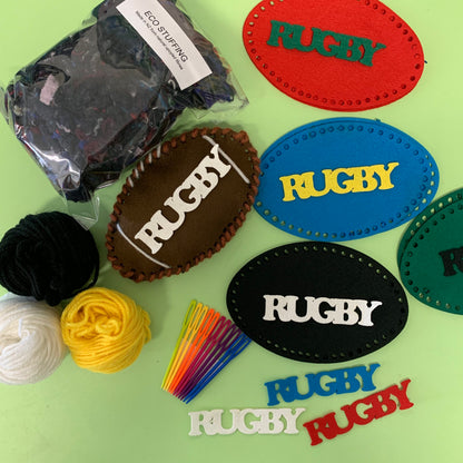 Felt Rugby ball craft