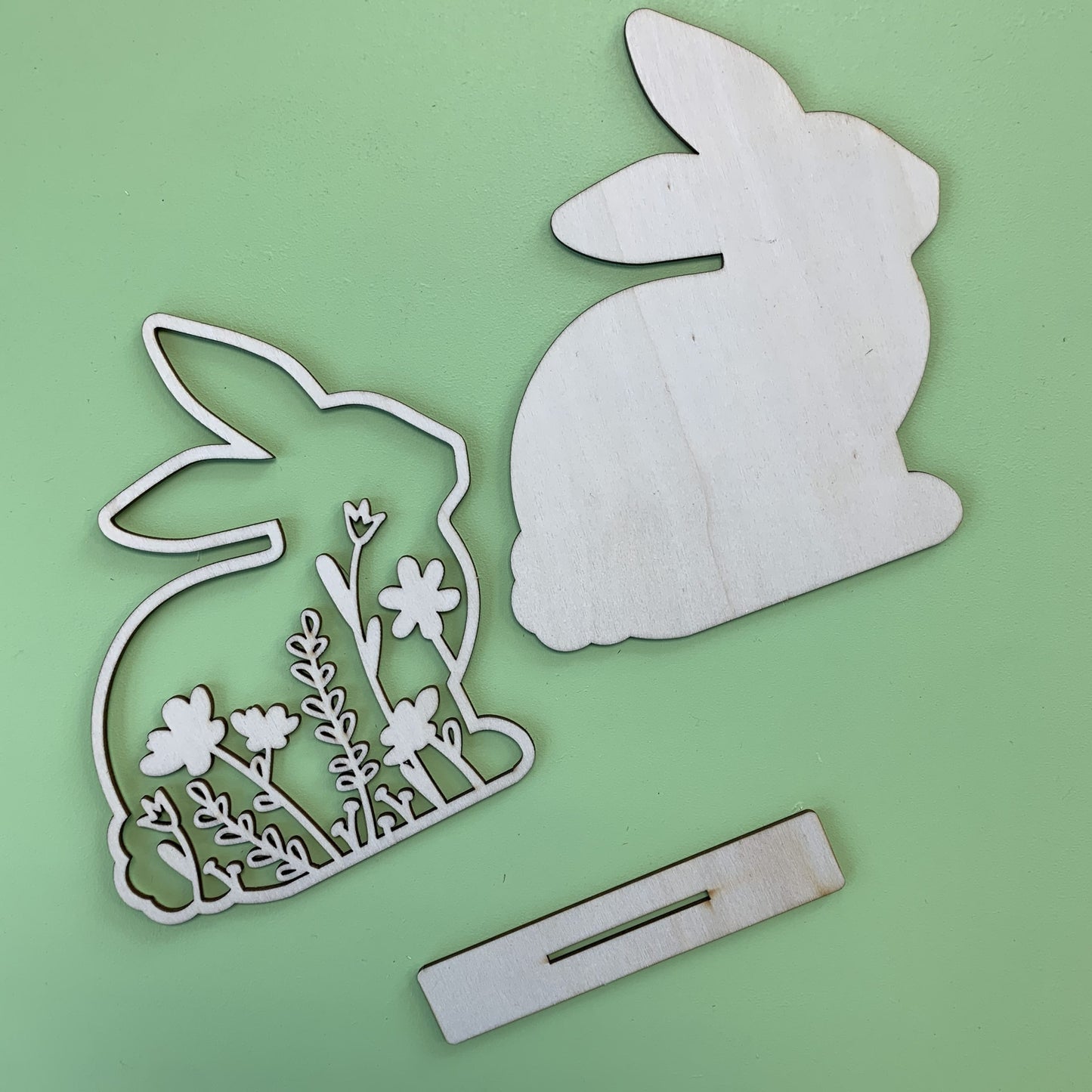 Decorative Silhouette Bunnies