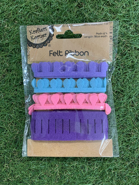 felt ribbon bublegum