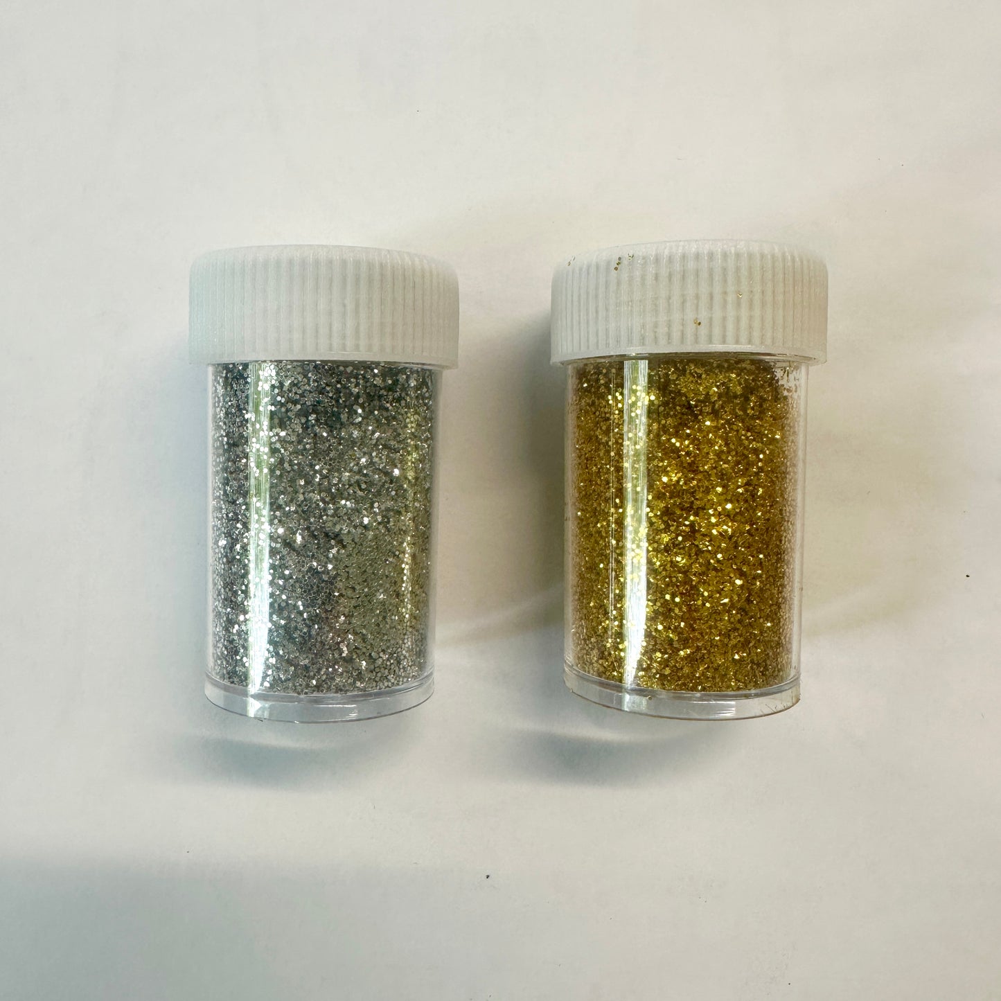 Silver & Gold Glitter tubs