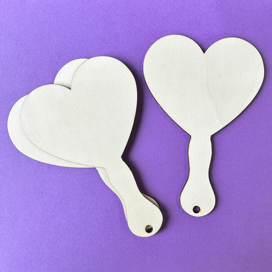 Heart Wand - Wood (Bulk Supplies)