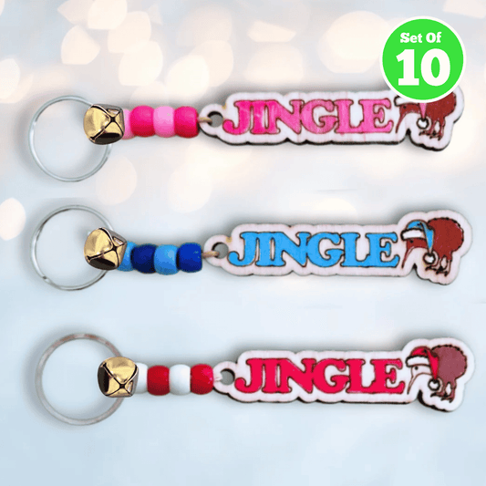 Set of 10 - Jingle Bag Charm