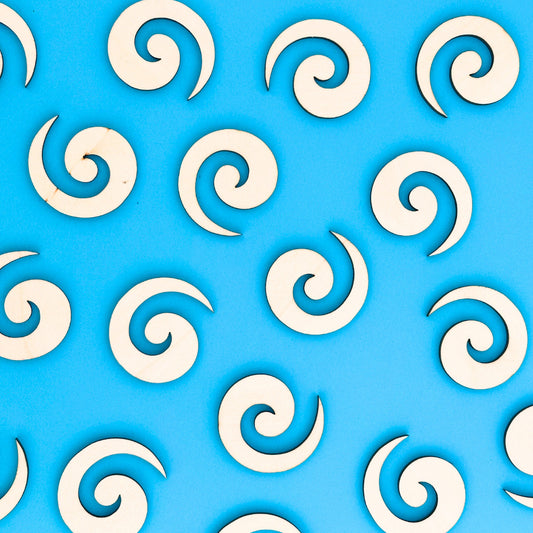 Koru Wood Shapes (Bulk Supplies)