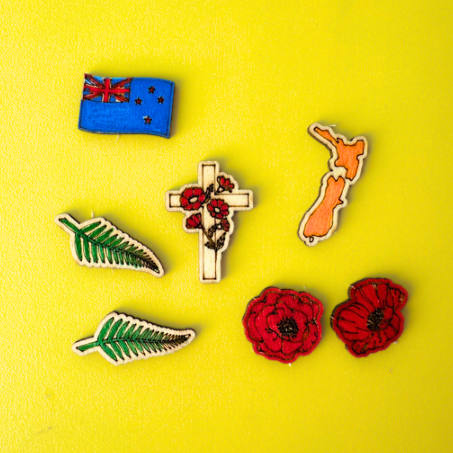 Kiwi Anzac Embellishments
