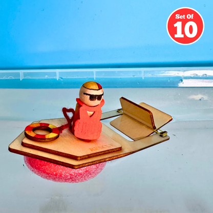 Set of 10 - Lifesaver Rescue Boat