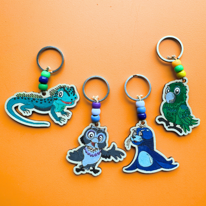 Set of 10 - Kea Bag Charm