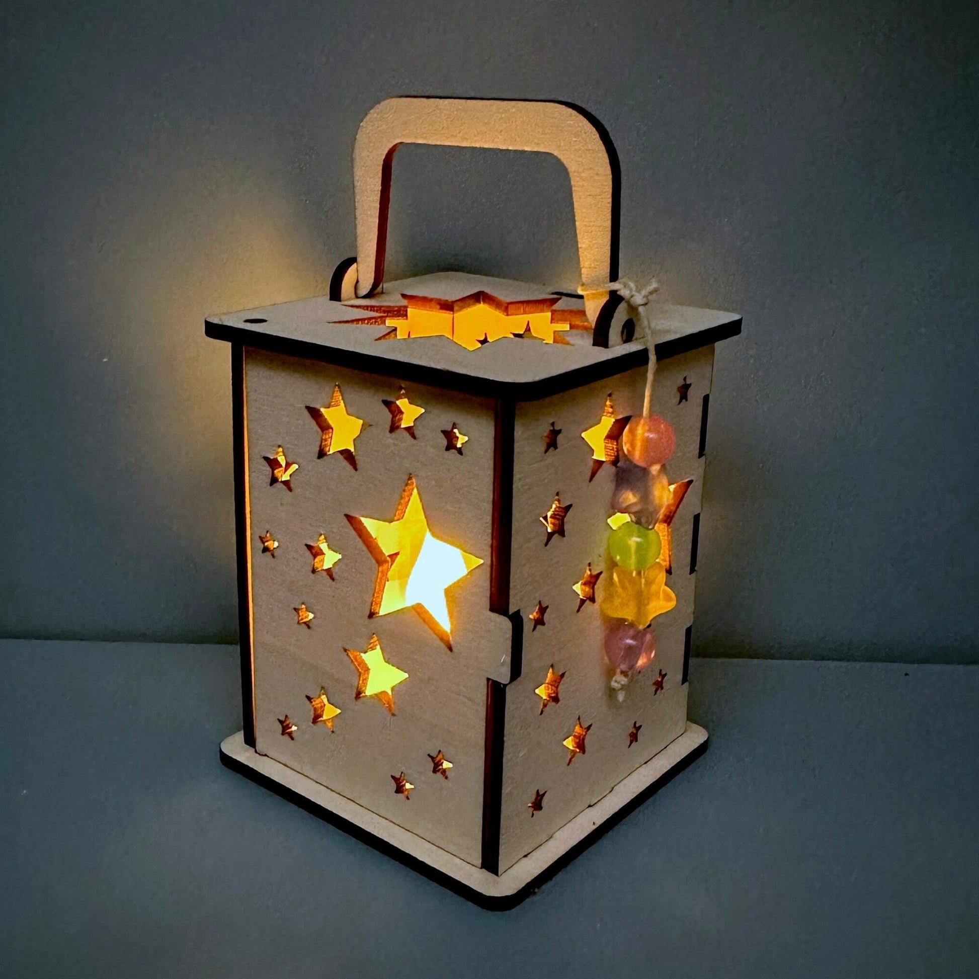 Star Wooden Lamp