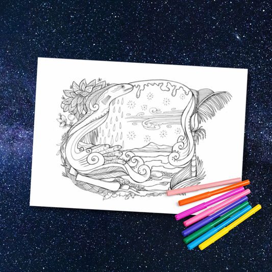 Matariki Colouring Page - Free Printable