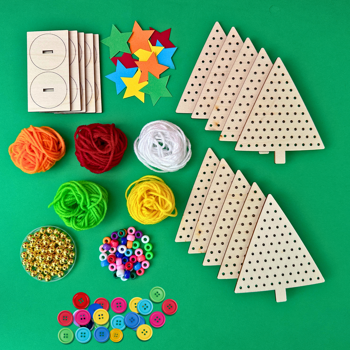 Merry Weaving Christmas Tree (Set of 10)