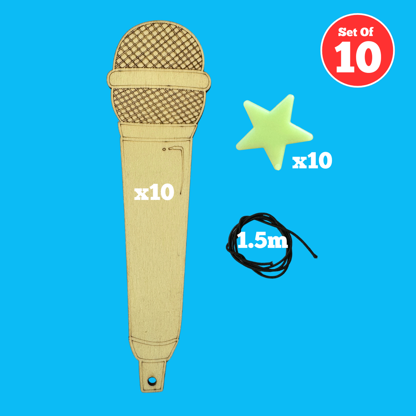 Set of 10 - Microphone