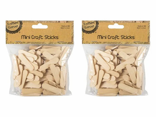 Mini Craft Stick 150pc