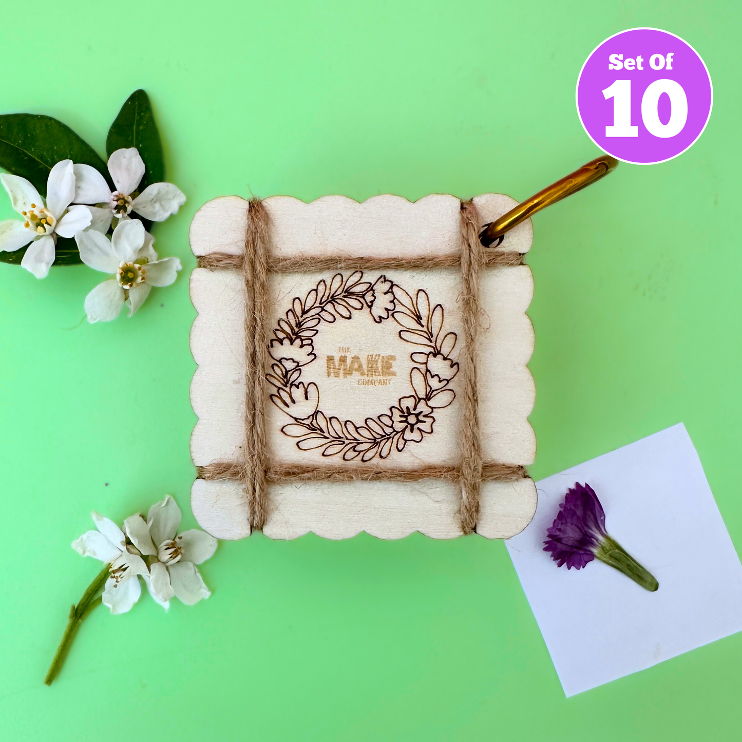 Set of 10 - Mini Flower Press