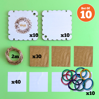 Set of 10 - Mini Flower Press