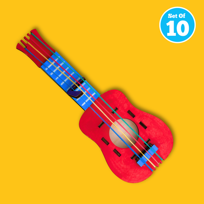 Set of 10 - Mini Guitar
