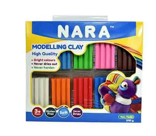 Nara Moddelling Clay Multi 10pcs