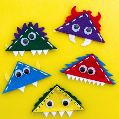 Set of 10 - Monster Bookmark