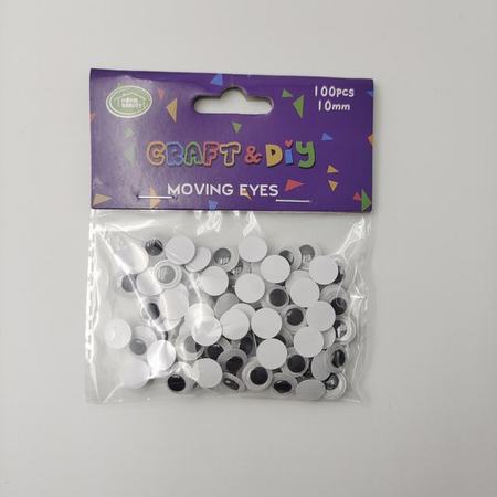 Moving Eyes 10mm, great for crafts