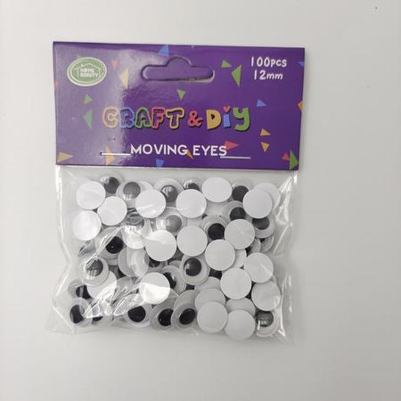 Moving eyes 12mm for crafts