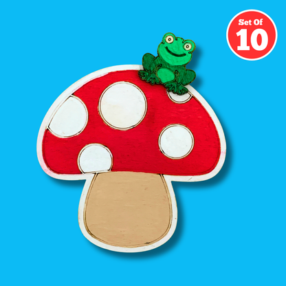 Toadstool Mushroom Wooden