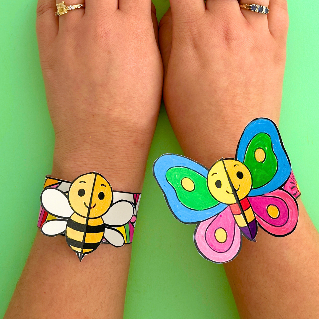 Insect Nature Bracelets - Free Printable