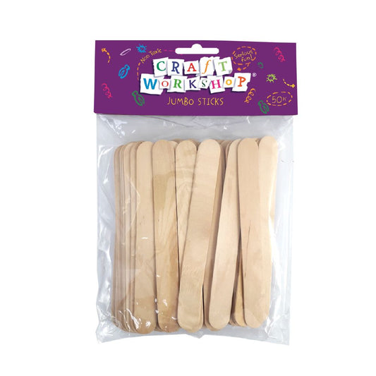 Wooden Popsicle Sticks - Jumbo