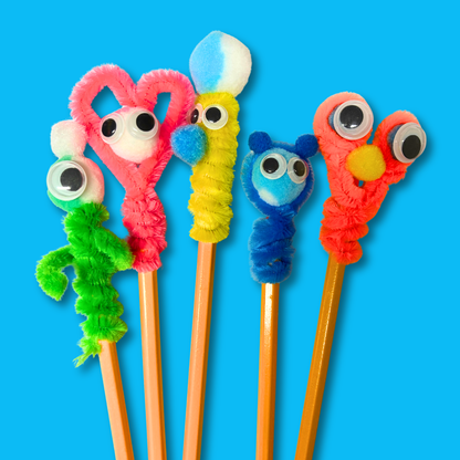 Set of 10 - Pencil Toppers