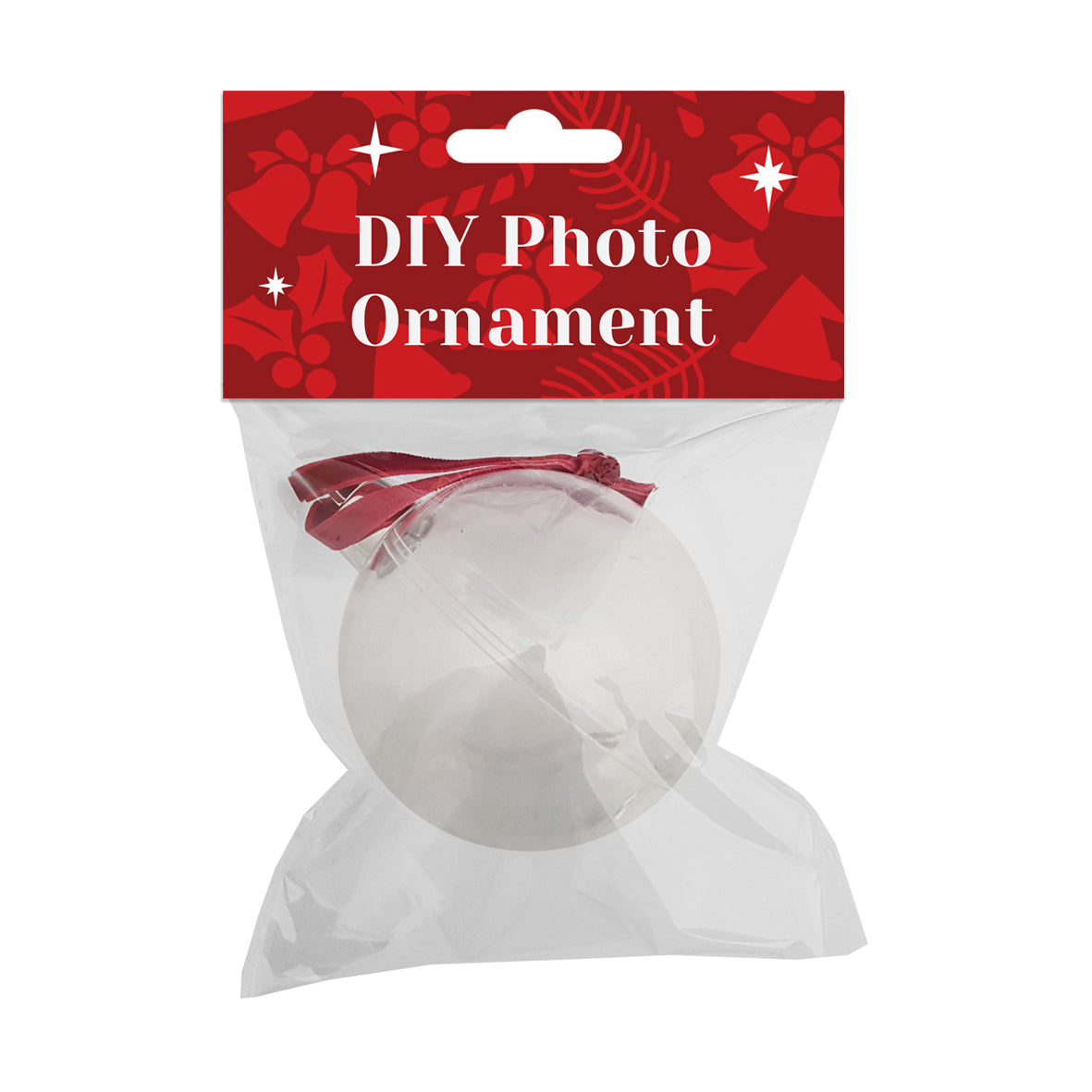 Photoframe hanging bauble 7cm