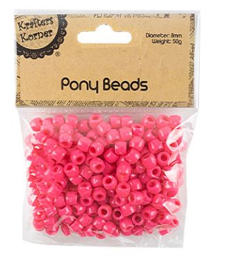 Pony Pink Beads