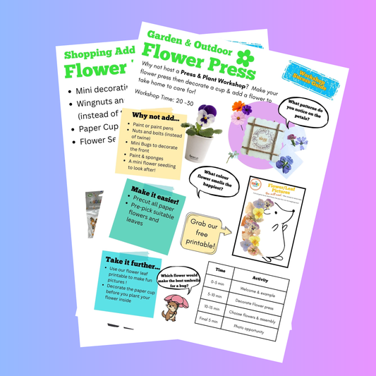 Press & Plant (Flower Press) Workshop Success Guide