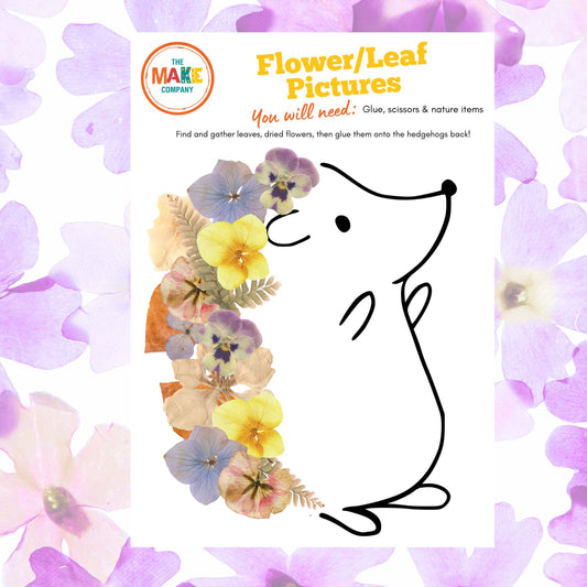 Flower and Leaf Creatures - Free Printable