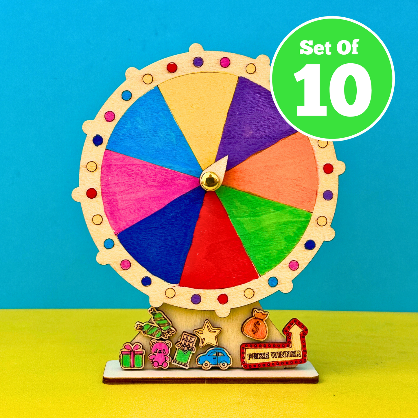 Set of 10 - Prize Wheel