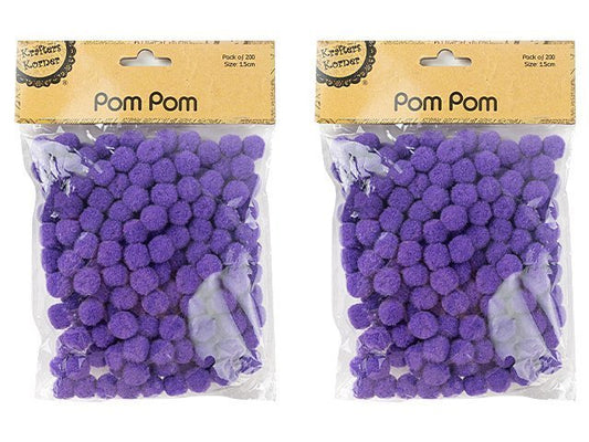 purple pom pom