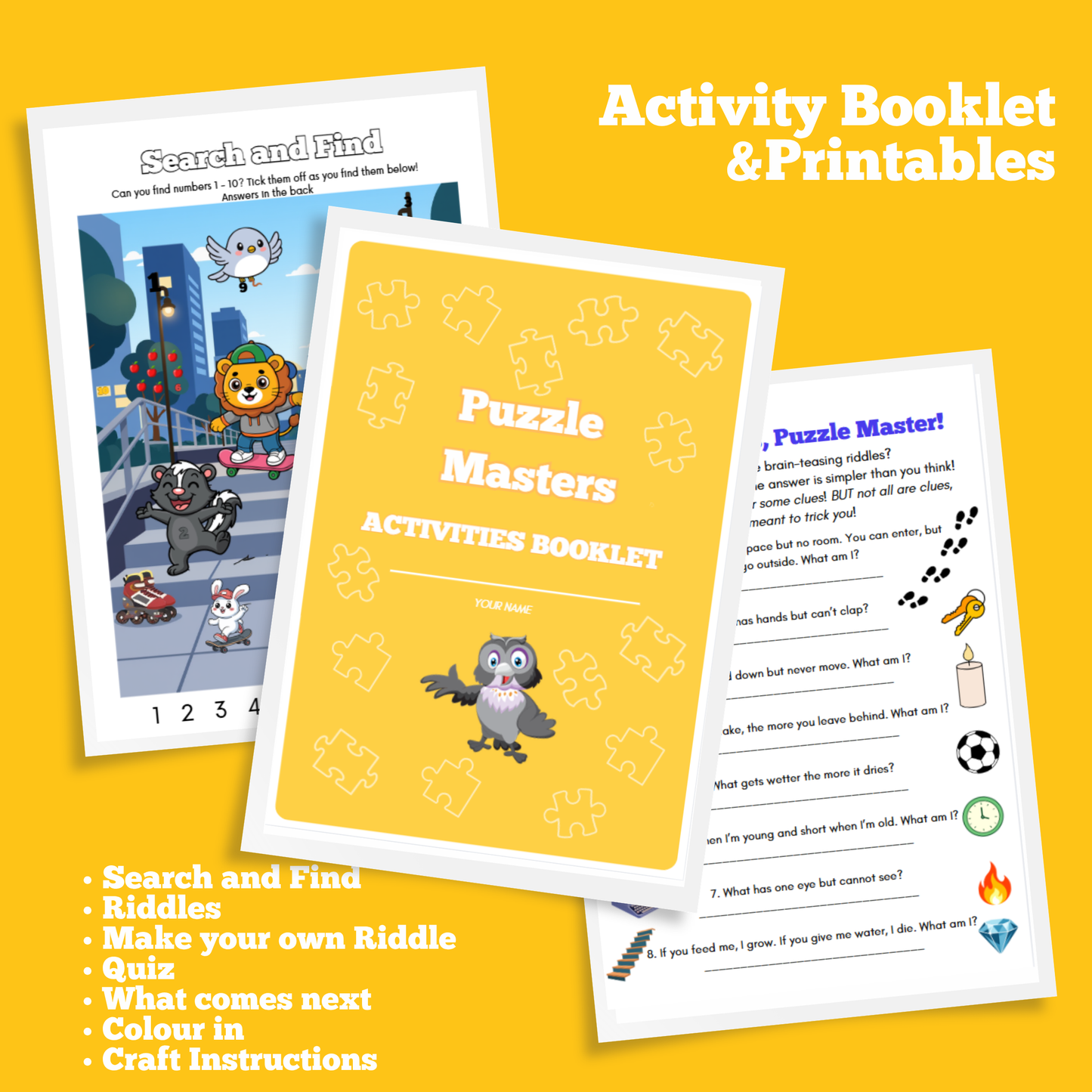 Puzzle Masters Full Day Group Activity Pack