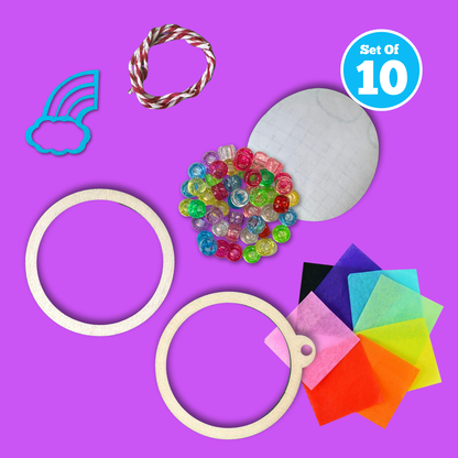 Set of 10 - Rainbow Suncatcher