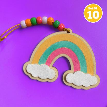 Set of 10 - Rainbow Charm