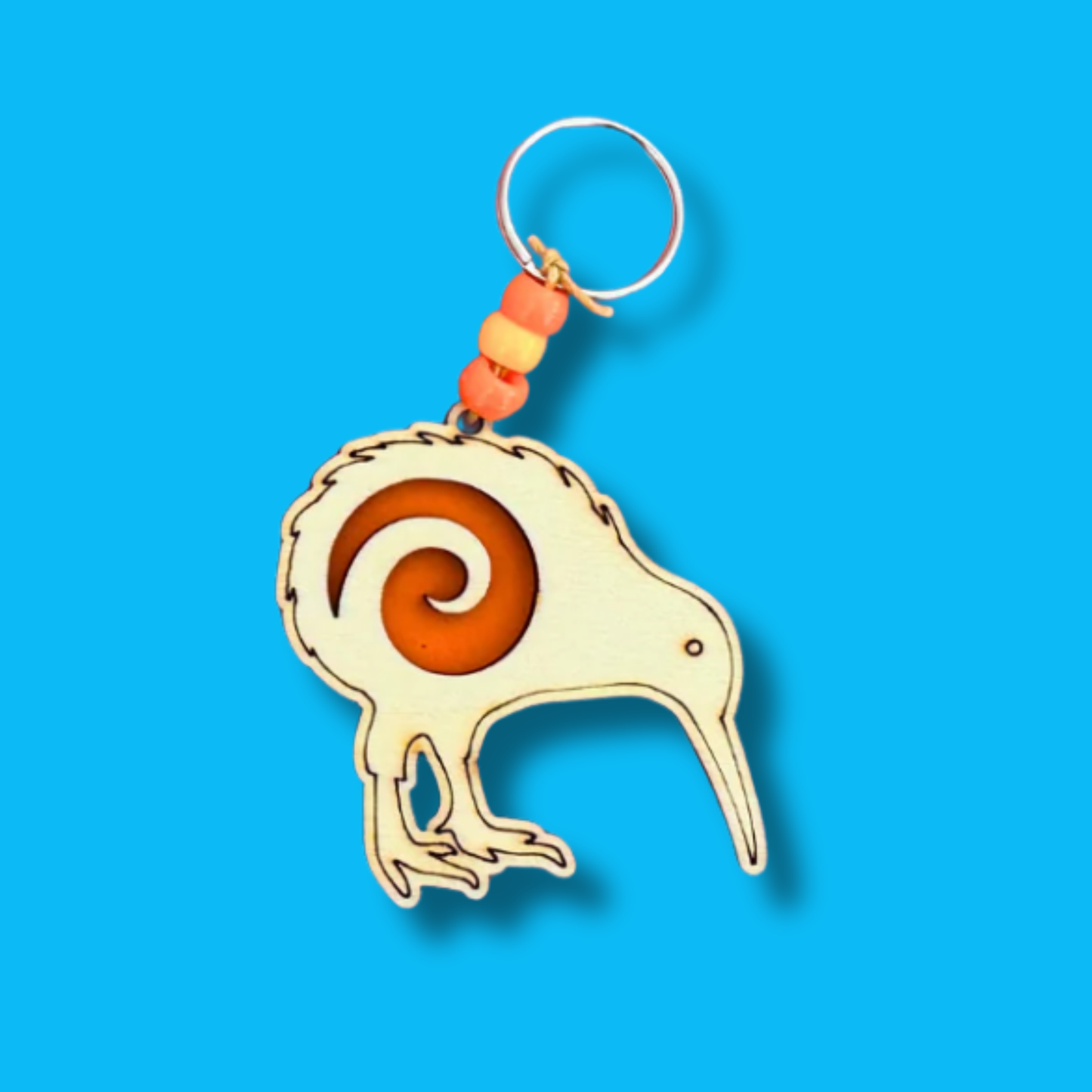 Colourful Kiwi Bag Charm