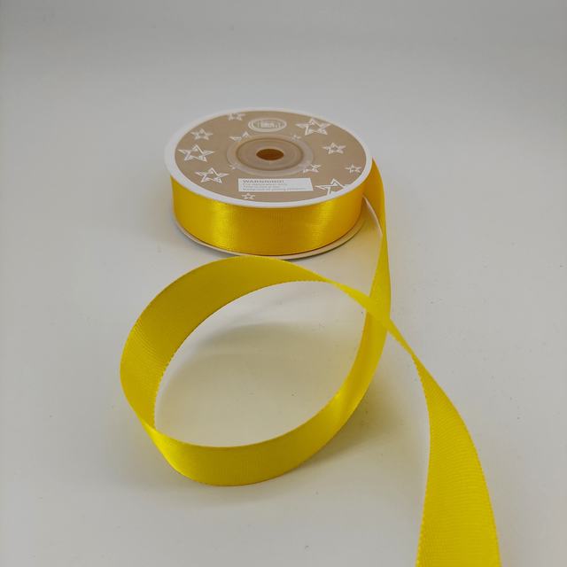 Ribbon 2cm Satin Yellow