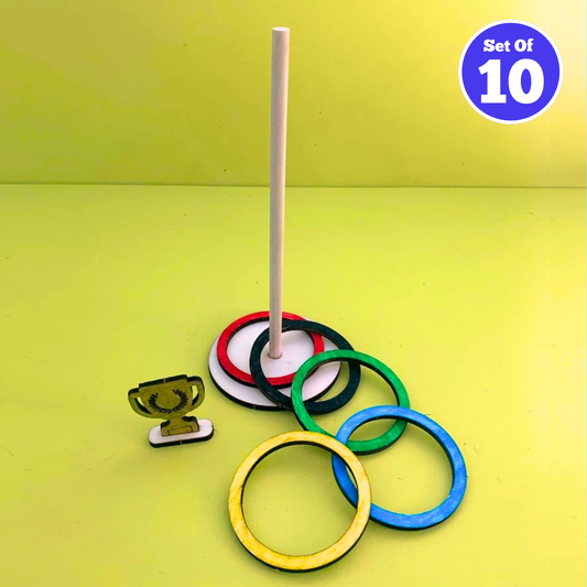 Set of 10 - Ring Toss Sports Craft