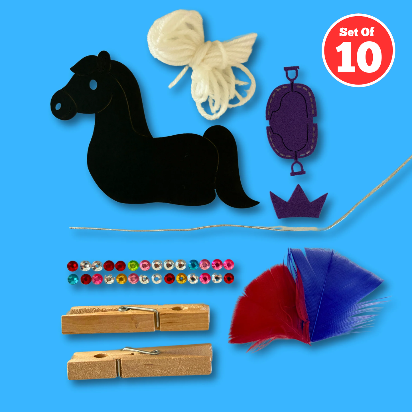 Set of 10 - Royal Horse