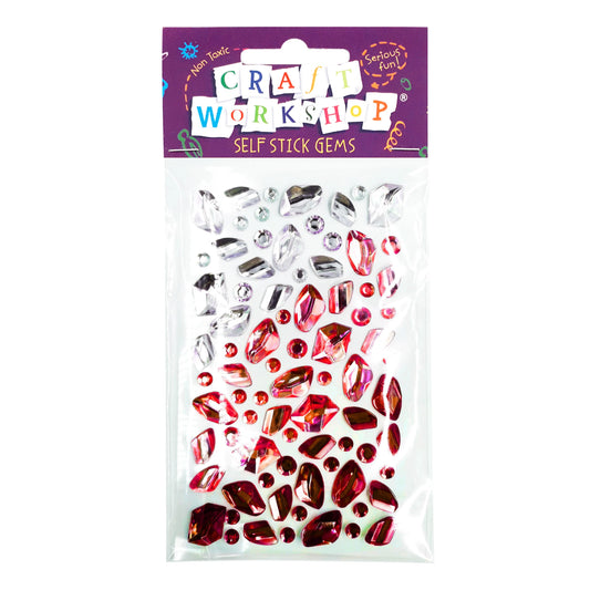 Craft Self Stick Gem Red or Green