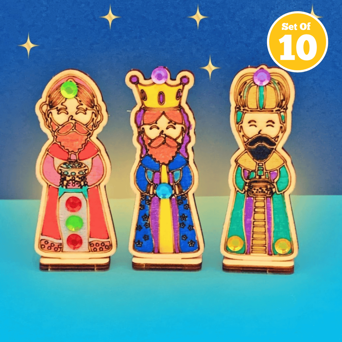 Set of 10 - 3 Wise Men