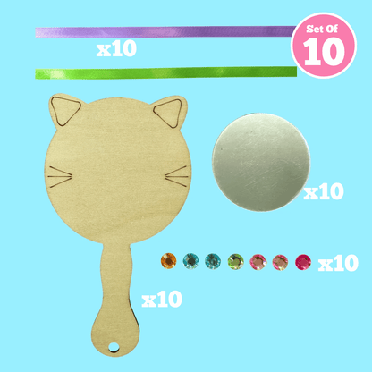 Set of 10 - Cat Mirror