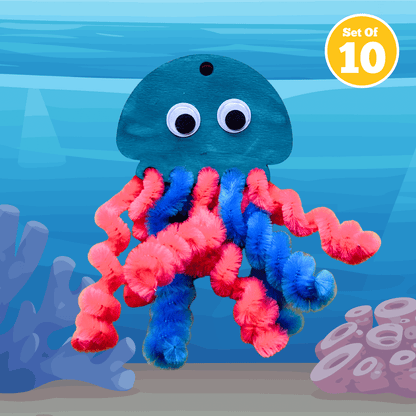 Set of 10 - Jellyfish