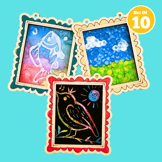 Set of 10 - Mini Art Frames