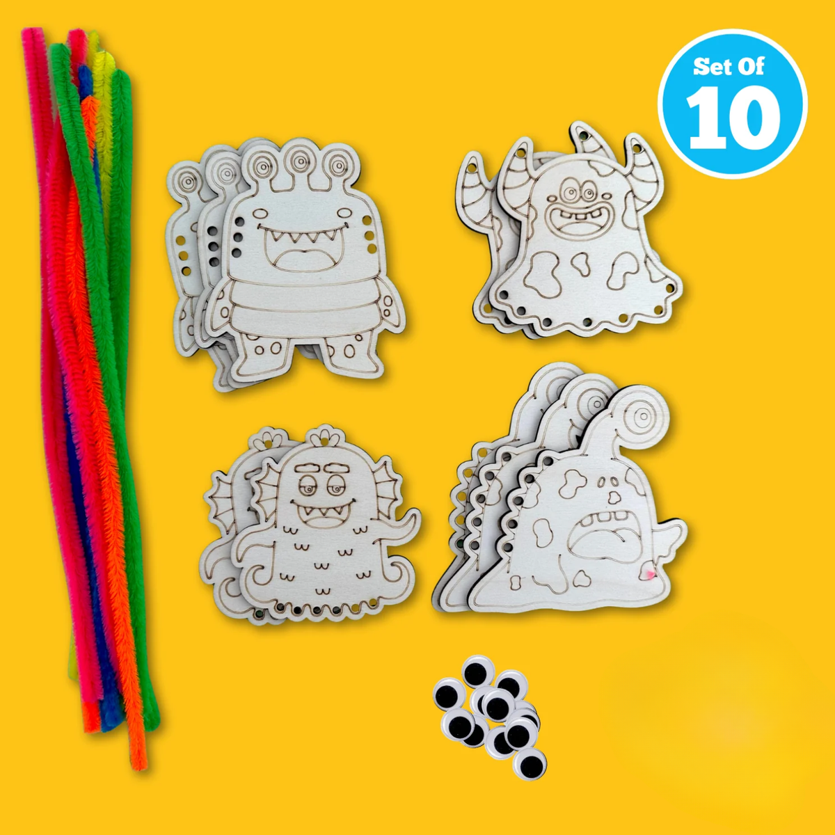 Set of 10 - Monster Aliens