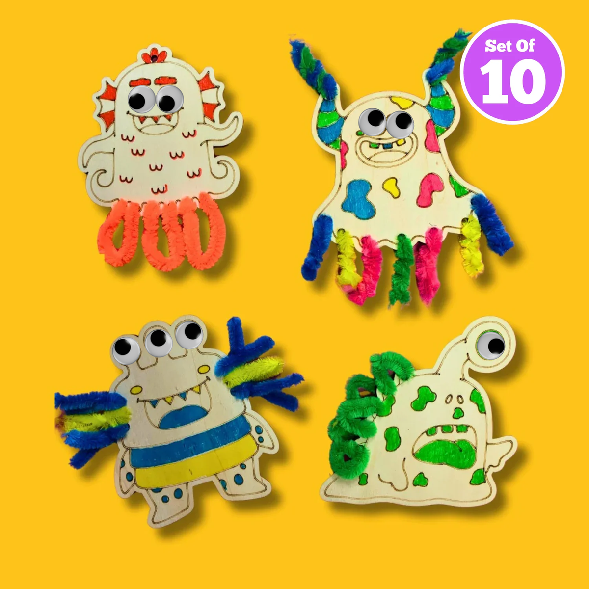 Set of 10 - Monster Aliens
