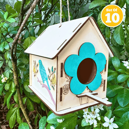 Set of 10 - Nature Bird House