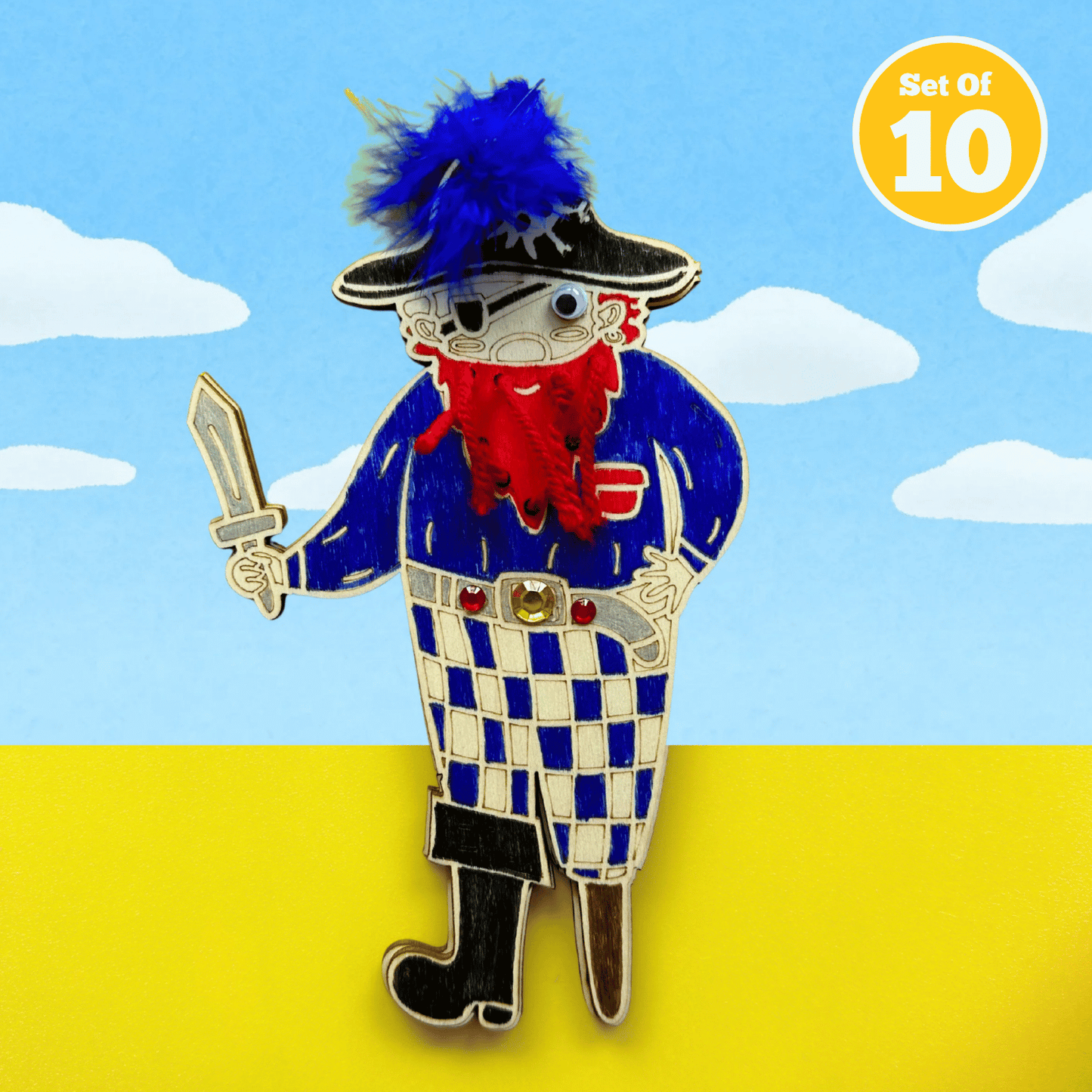 Set of 10 - Pirate