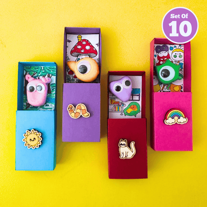 Set of 10 - Pocket Pals