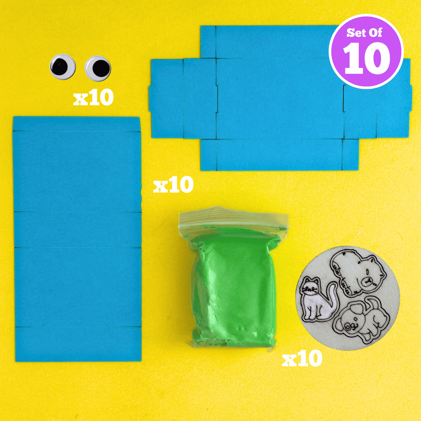 Set of 10 - Pocket Pals